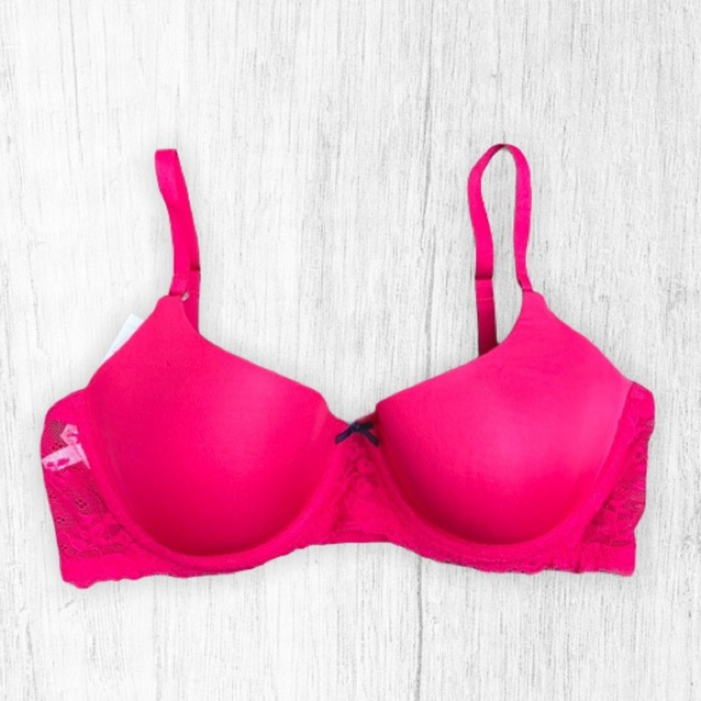 Hot Pink Gilly Hicks 36D Lace Bra